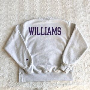 Vintage Williams College Sweatshirt Pullover Mens Medium Champion Reverse Weave
